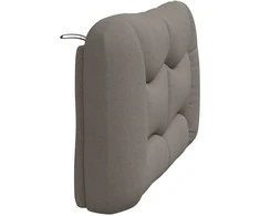 Galvūgalio pagalvėlė, taupe spalvos, 120cm, audinys