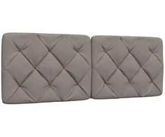 Galvūgalio pagalvėlė, taupe spalvos, 140cm, audinys