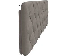 Galvūgalio pagalvėlė, taupe spalvos, 160cm, audinys