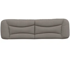 Galvūgalio pagalvėlė, taupe spalvos, 180cm, audinys
