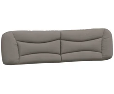 Galvūgalio pagalvėlė, taupe spalvos, 200cm, audinys