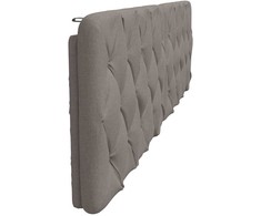 Galvūgalio pagalvėlė, taupe spalvos, 200cm, audinys
