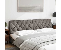Galvūgalio pagalvėlė, taupe spalvos, 200cm, audinys