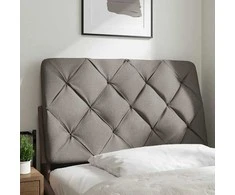 Galvūgalio pagalvėlė, taupe spalvos, 80 cm, audinys