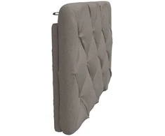 Galvūgalio pagalvėlė, taupe spalvos, 90 cm, audinys