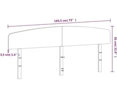 Galvūgalis, 180cm, pušies medienos masyvas