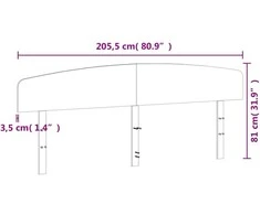 Galvūgalis, 200cm, pušies medienos masyvas