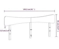 Galvūgalis, 200cm, pušies medienos masyvas