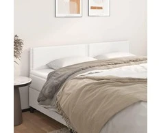 Galvūgalis, 2vnt., baltos spalvos, 100x5x78/88 cm, dirbtinė oda