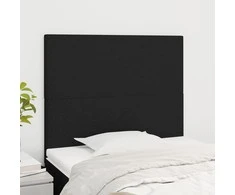 Galvūgalis, 2vnt., juodos spalvos, 100x5x78/88cm, audinys