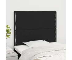 Galvūgalis, 2vnt., juodos spalvos, 100x5x78/88cm, audinys