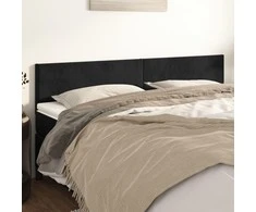 Galvūgalis, 2vnt. juodos spalvos, 90x5x78/88cm, aksomas