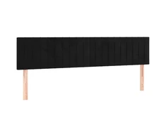Galvūgalis, 2vnt. juodos spalvos, 90x5x78/88cm, aksomas