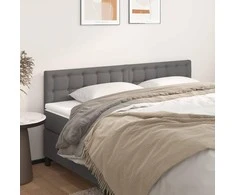 Galvūgalis, 2vnt., pilkos spalvos, 80x5x78/88cm, dirbtinė oda