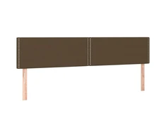 Galvūgalis, 2vnt., tamsiai rudos spalvos, 100x5x78/88cm,audinys