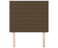 Galvūgalis, 2vnt., tamsiai rudos spalvos, 100x5x78/88cm,audinys