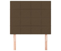 Galvūgalis, 2vnt., tamsiai rudos spalvos, 80x5x78/88cm, audinys