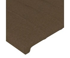 Galvūgalis, 2vnt., tamsiai rudos spalvos, 80x5x78/88cm, audinys