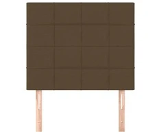 Galvūgalis, 2vnt., tamsiai rudos spalvos, 100x5x78/88cm,audinys