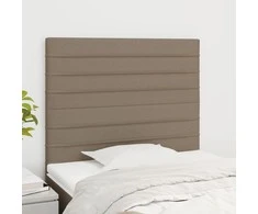 Galvūgalis, 2vnt., taupe spalvos, 80x5x78/88cm, audinys