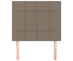 Galvūgalis, 2vnt., taupe spalvos, 80x5x78/88cm, audinys