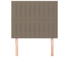 Galvūgalis, 2vnt., taupe spalvos, 80x5x78/88cm, audinys