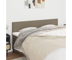 Galvūgalis, 2vnt., taupe spalvos, 80x5x78/88cm, audinys