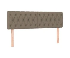 Galvūgalis, 2vnt., taupe spalvos, 80x7x78/88cm, audinys