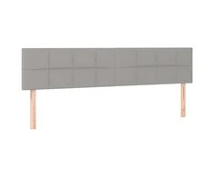 Galvūgalis, 2vnt.,šviesiai pilkos spalvos,100x5x78/88cm,audinys