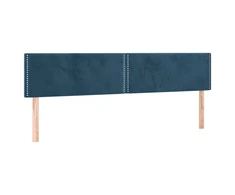 Galvūgalis, 2vnt.,tamsiai mėlynos spalvos,100x5x78/88cm,aksomas