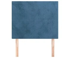 Galvūgalis, 2vnt.tamsiai mėlynos spalvos, 90x5x78/88cm, aksomas