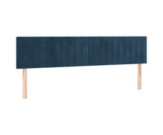 Galvūgalis, 2vnt.tamsiai mėlynos spalvos, 90x5x78/88cm, aksomas