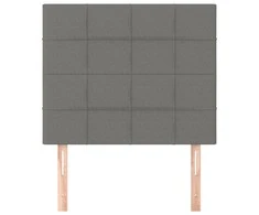 Galvūgalis, 2vnt.,tamsiai pilkos spalvos,90x5x78/88cm, audinys