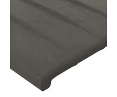 Galvūgalis, 2vnt.,tamsiai pilkos spalvos, 80x5x78/88cm, aksomas