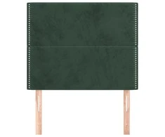 Galvūgalis, 2vnt.,tamsiai žalios spalvos,100x5x78/88cm, aksomas