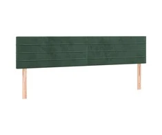 Galvūgalis, 2vnt.,tamsiai žalios spalvos, 90x5x78/88cm, aksomas
