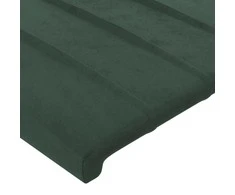 Galvūgalis, 2vnt.,tamsiai žalios spalvos, 90x5x78/88cm, aksomas