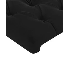 Galvūgalis, 4vnt., juodos spalvos, 100x7x78/88cm, aksomas