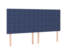 Galvūgalis, 4vnt., mėlynos spalvos, 100x5x78/88cm, audinys