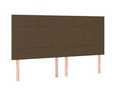 Galvūgalis, 4vnt., tamsiai rudos spalvos, 100x5x78/88cm,audinys