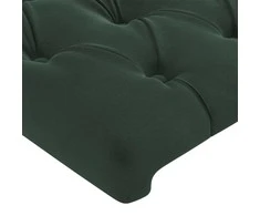 Galvūgalis, 4vnt. tamsiai žalios spalvos, 80x7x78/88cm, aksomas