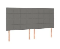Galvūgalis, 4vnt.,tamsiai pilkos spalvos,100x5x78/88cm, audinys