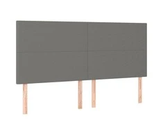 Galvūgalis, 4vnt.,tamsiai pilkos spalvos,90x5x78/88cm, audinys