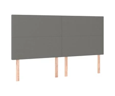 Galvūgalis, 4vnt.,tamsiai pilkos spalvos, 80x5x78/88cm, audinys