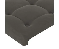 Galvūgalis, 4vnt.,tamsiai pilkos spalvos, 80x5x78/88cm, aksomas