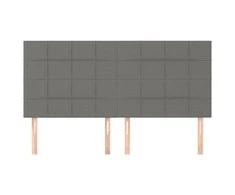 Galvūgalis, 4vnt.,tamsiai pilkos spalvos, 80x5x78/88cm, audinys