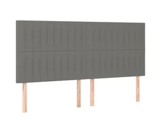 Galvūgalis, 4vnt.,tamsiai pilkos spalvos, 80x5x78/88cm, audinys