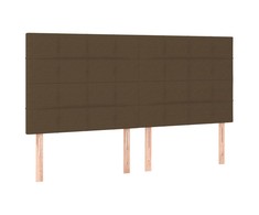 Galvūgalis, 4vnt.,tamsiai rudos spalvos,90x5x78/88cm, audinys