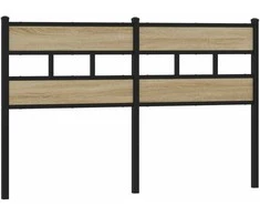Pakaitinis galvūgalis, ąžuolo spalvos, 160cm, geležis ir apdirbta mediena
