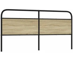 Pakaitinis galvūgalis, ąžuolo spalvos, 200 cm, plienas ir mediena